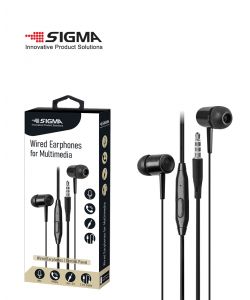 אוזניות מולטימדיה AUX 3.5mm צבע שחור